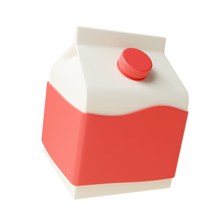 Milchkarton  3D Icon