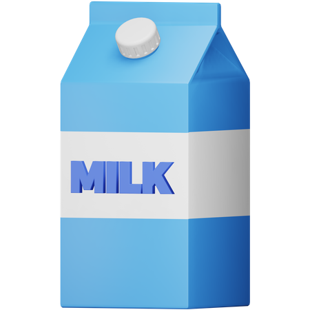 Milchkarton  3D Icon