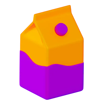 Milchpackung  3D Icon