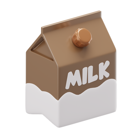 Milchpaket  3D Icon