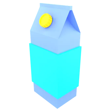 Milchpaket  3D Icon