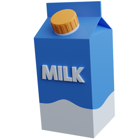 Milchpaket  3D Icon