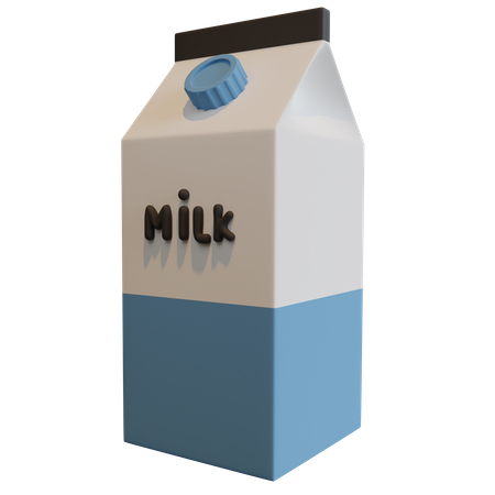 Milchpaket  3D Icon