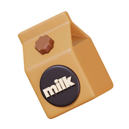 Milchpaket  3D Icon