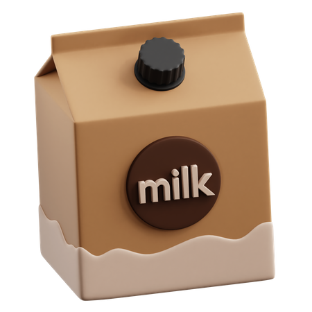 Milchpaket  3D Icon