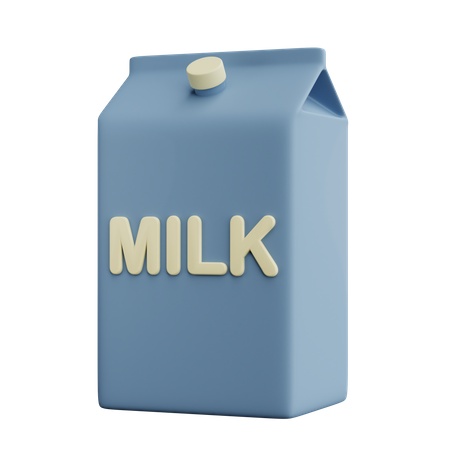 Milchpaket  3D Icon