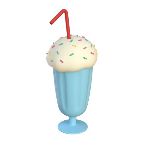 Milchshake  3D Icon