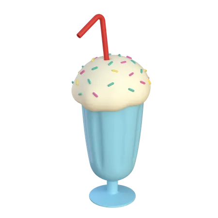 Milchshake  3D Icon