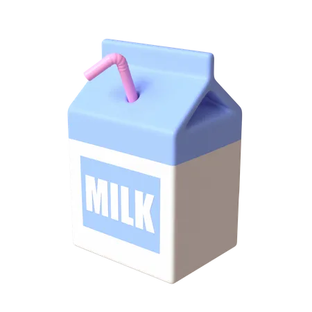 Milchziegel  3D Icon