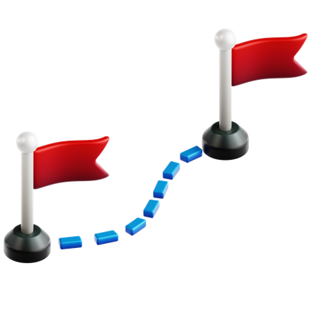 Milestone Marker  3D Icon