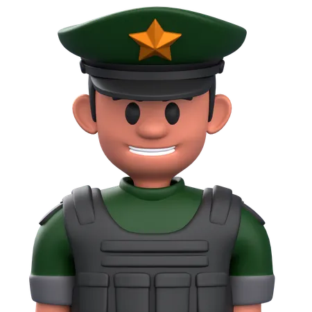 Militaire  3D Icon