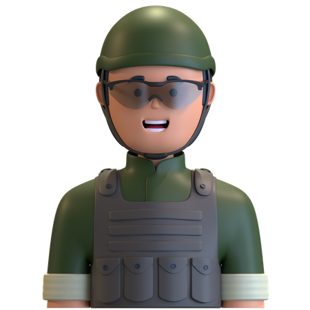 Militares  3D Illustration