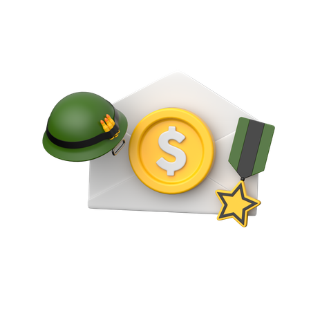 Militärsold  3D Icon