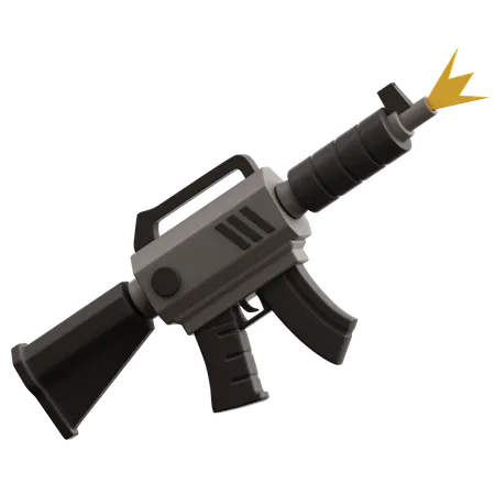 Militär-Gewehr-Waffe  3D Icon