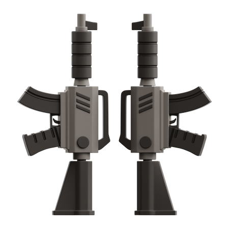 Militär-Gewehr-Waffen  3D Icon