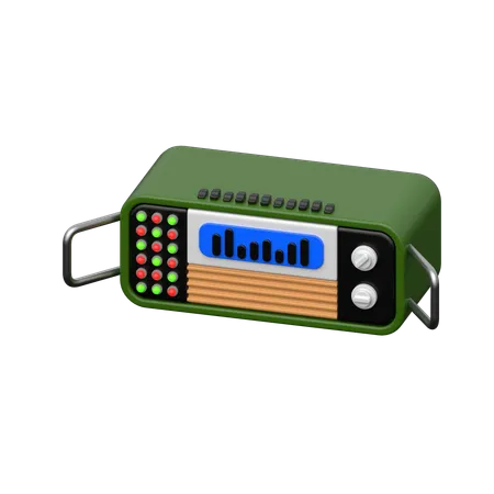 Militärradio  3D Icon