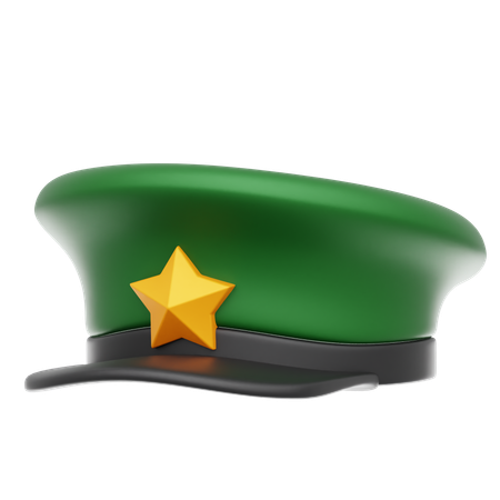 Militärhut  3D Icon