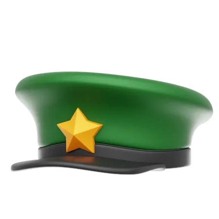 Militärhut  3D Icon