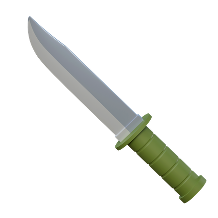 Militärmesser  3D Icon