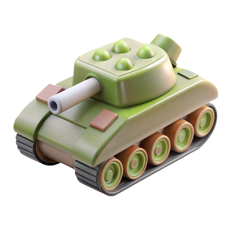 Militärpanzer  3D Icon