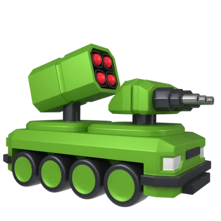 Militärpanzer  3D Icon