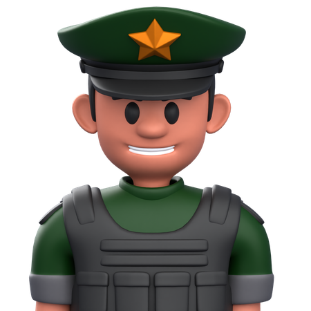Military  3D Icon
