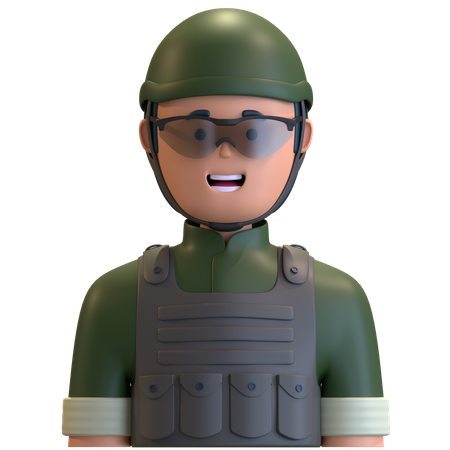 Military  3D Icon