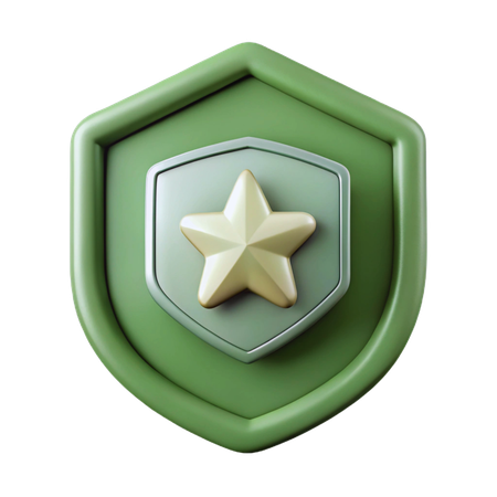 Military Badge  3D Icon