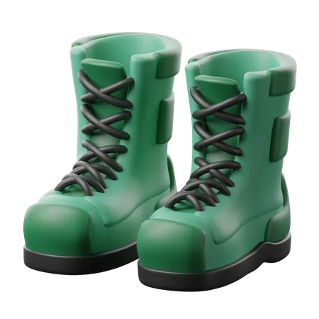 Military Boots  3D Icon