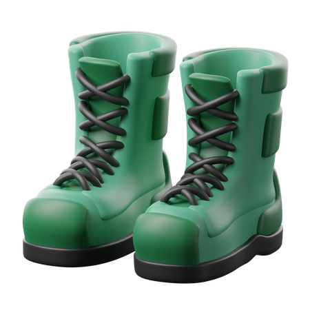 Military Boots  3D Icon