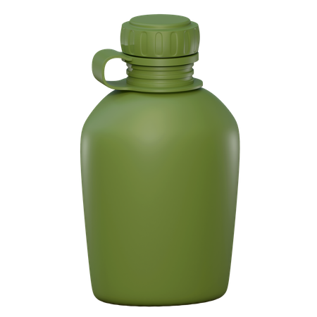 Military Bottle  3D Icon