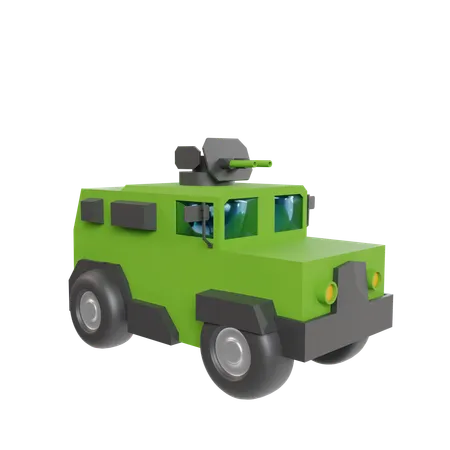 Military Car  3D Icon