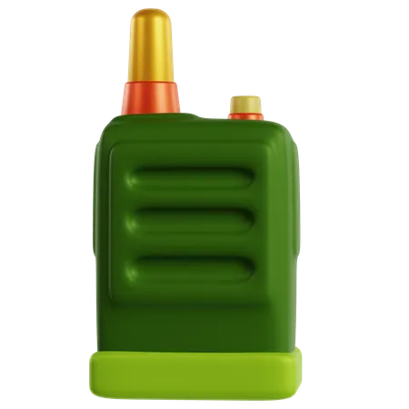 Military Communication Walkie-Talkie  3D Icon