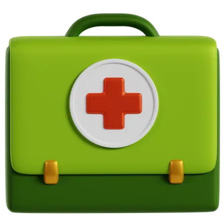 Military First Aid Kit  3D Icon