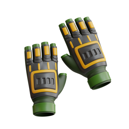 Military Gloves  3D Icon