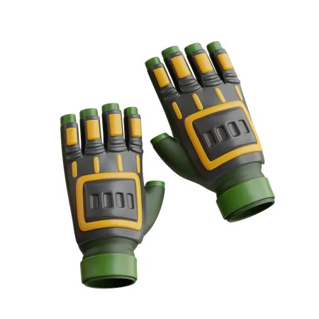 Military Gloves  3D Icon