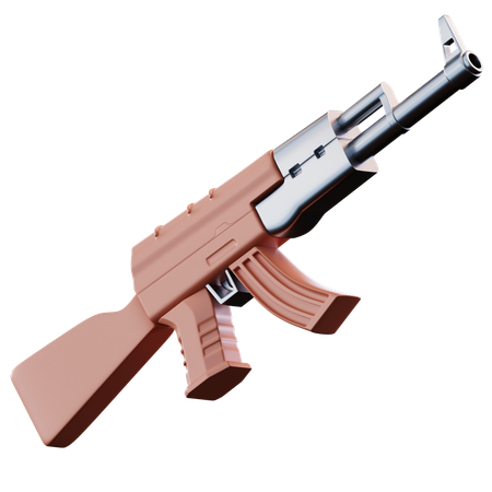 Military Gun Weapon  3D Icon