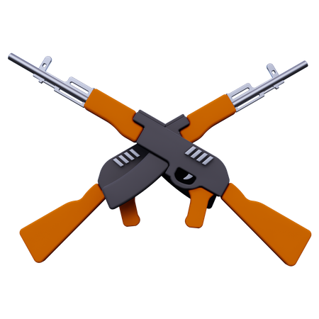 Military Guns  3D Icon