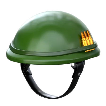 Military Helmet 3 D Military Icon 3D Icon