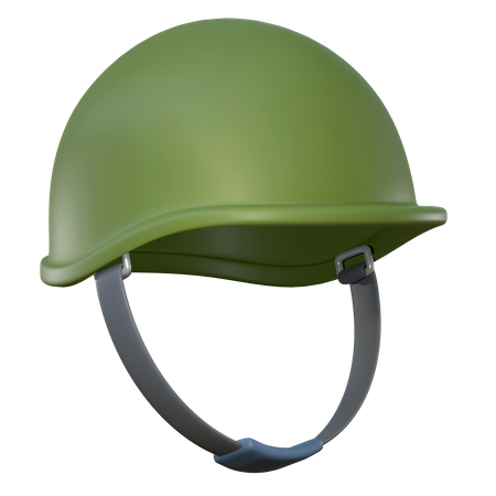 Military Helmet  3D Icon