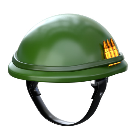 Military Helmet  3D Icon