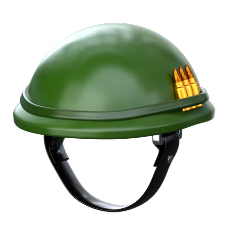 Military Helmet  3D Icon