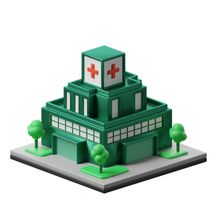 Military Hospital  3D Icon