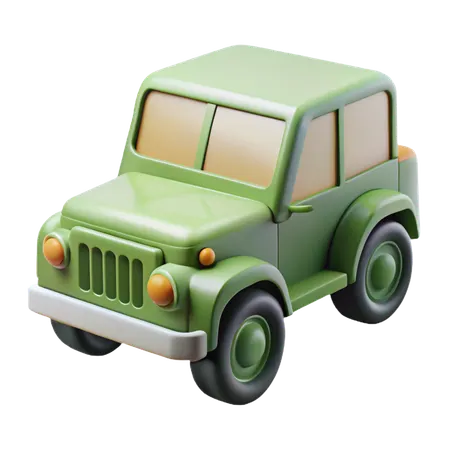 Military Jeep  3D Icon