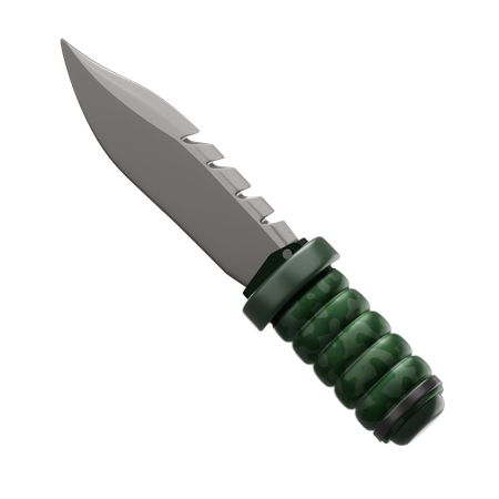 軍用ナイフ  3D Icon
