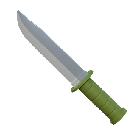 Military Knife  3D Icon