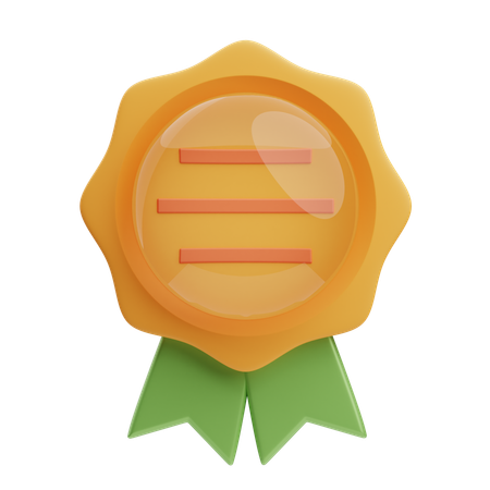 Military medal  3D Icon