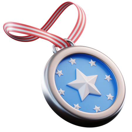 Military Medal  3D Icon