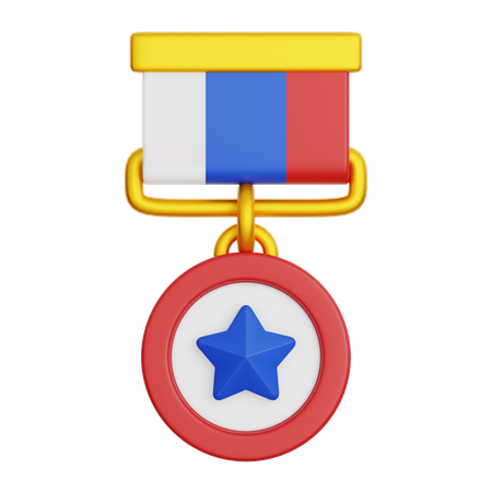 Military Medal  3D Icon