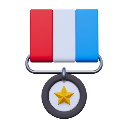 Military Medal  3D Icon